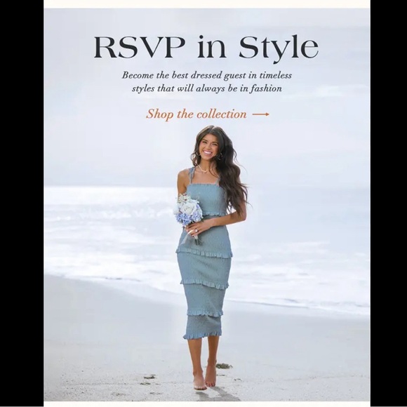 Light Blue Cupshe Dress. - Picture 1 of 4